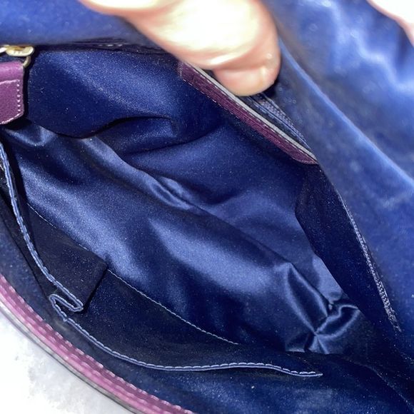 Coach Madison Sadie Flap Leather Crossbody Convertible Satchel Bag - Picture 15 of 16